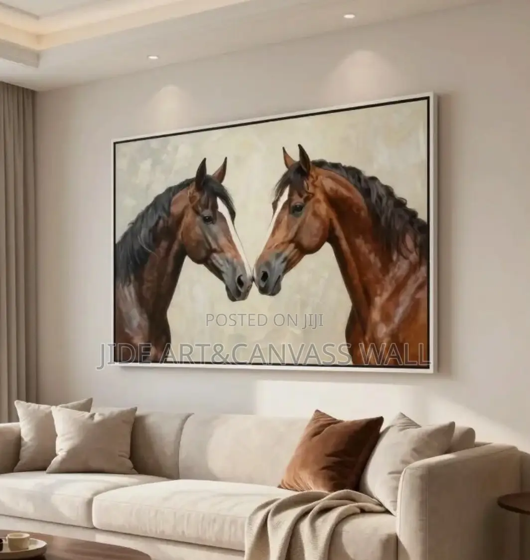 Modern Canvass Wall Horses Art Decor