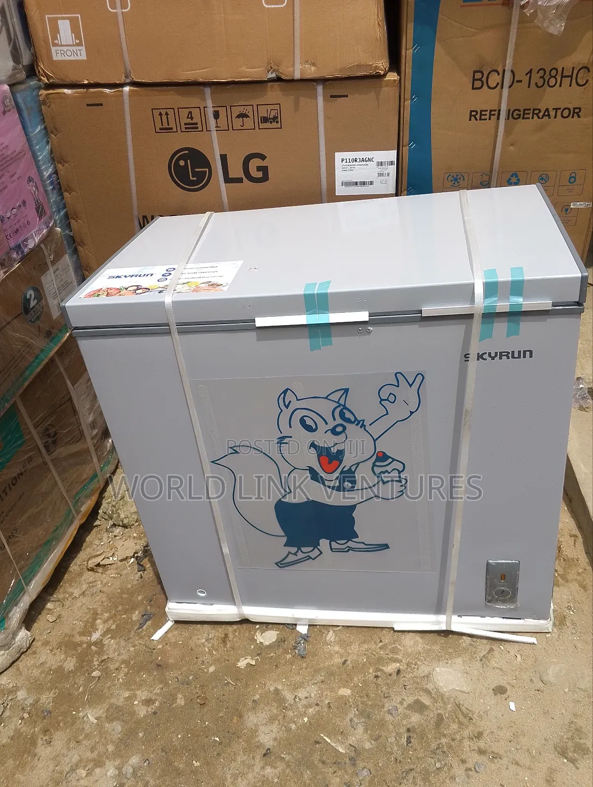Skyrun Inverter Chest Freezer 200 Liters