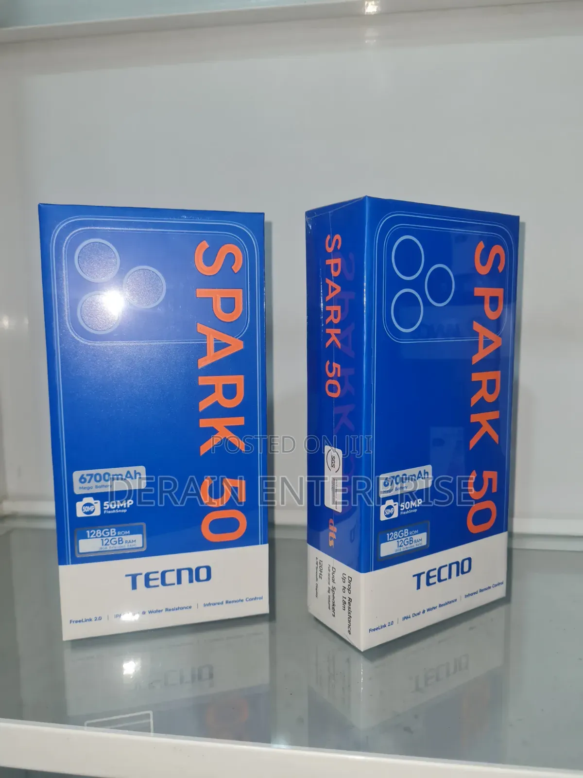 New Tecno Spark 50 128 GB Black