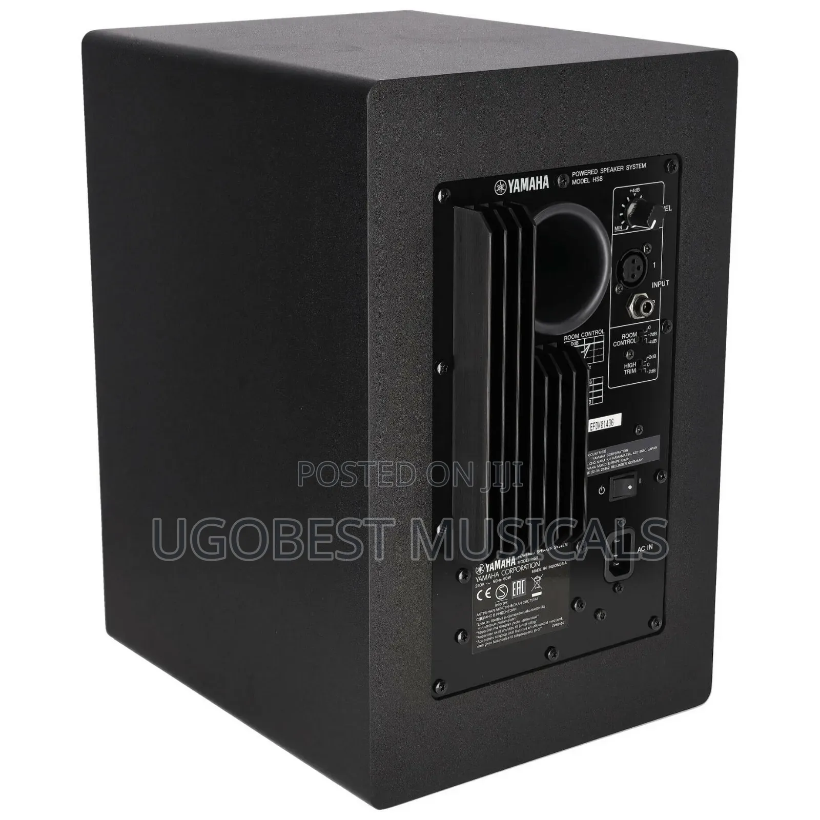 Yamaha HS8 120W Powered Studio Monitor Speaker (Black)