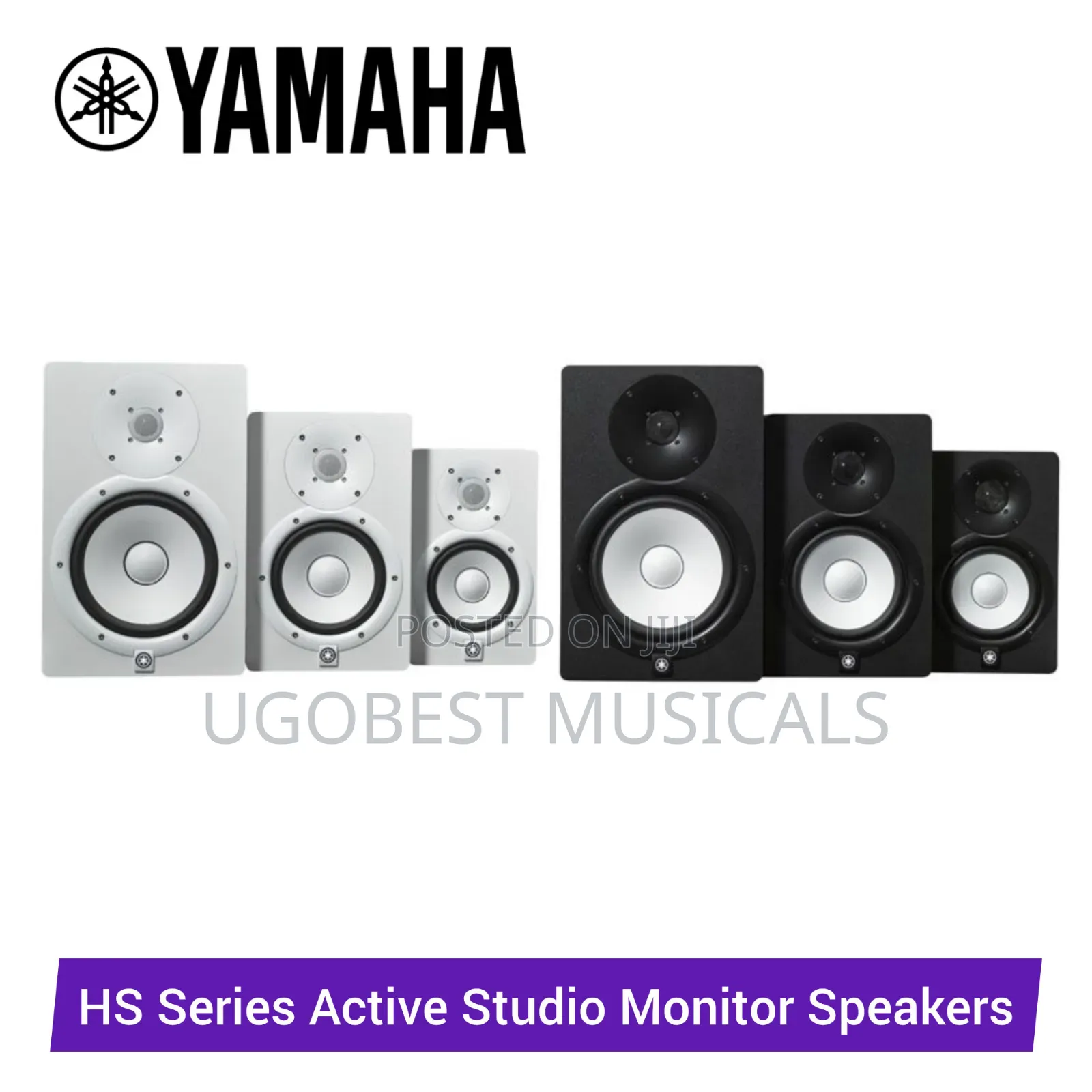 Yamaha HS8 Professional 8-Inch Powered Studio Monitor – White