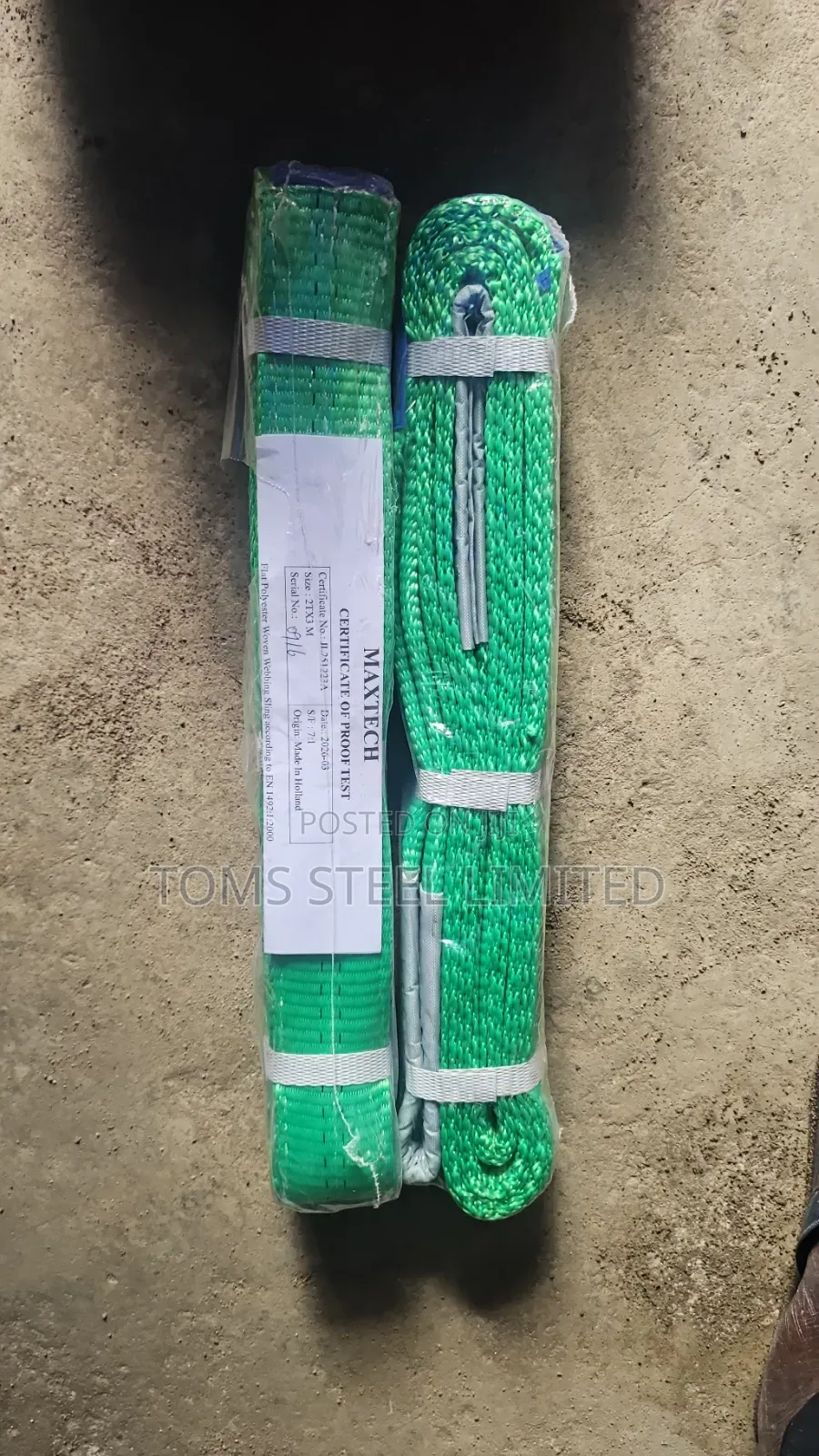 Webbing Slings or Lifting Belt