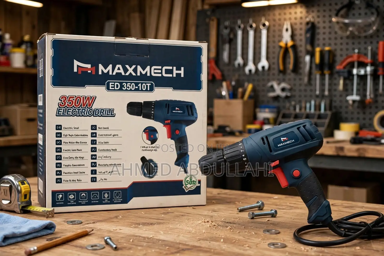 Maxmech Ed 350-10t 350w Electric Drill