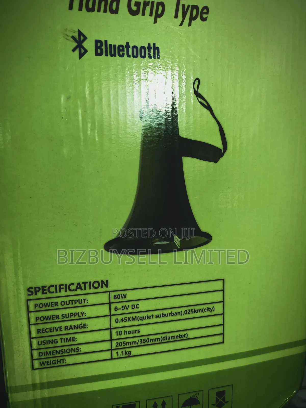 Handheld Bluetooth Rechargeable Megaphone, and a Detachable Microphone