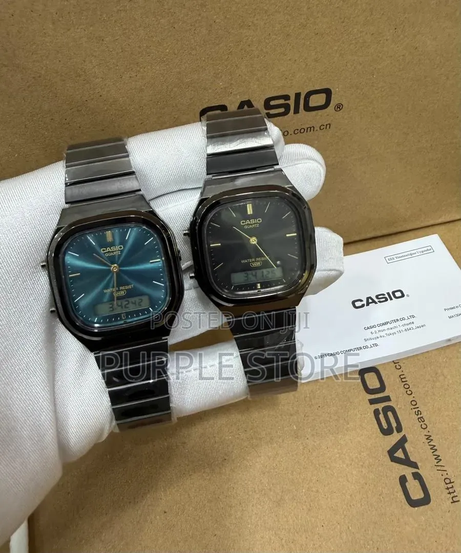 Casio Steel Digital and Analog Watches