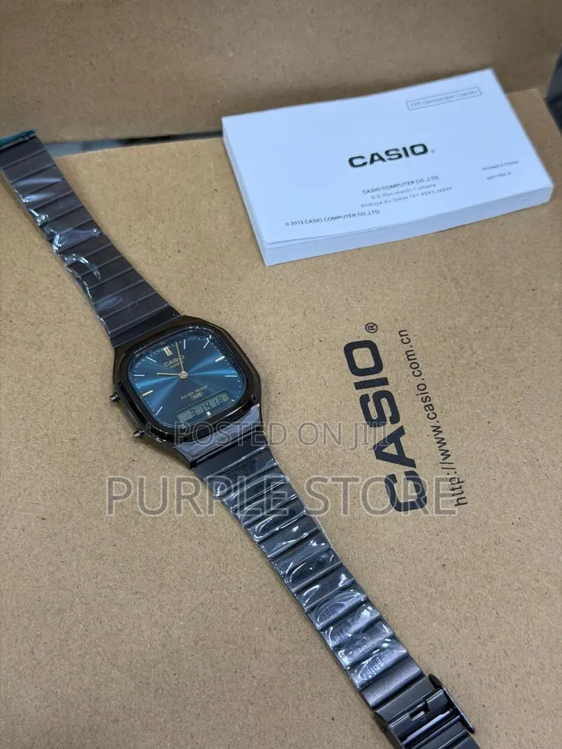 Casio Steel Digital and Analog Watches