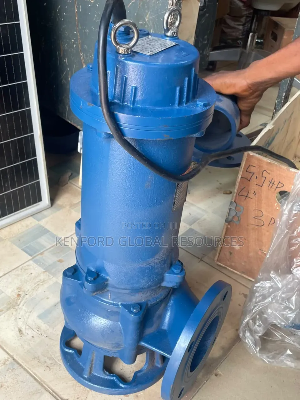 Quality 5.5hp 3phase Sewage Pump Copper Coil