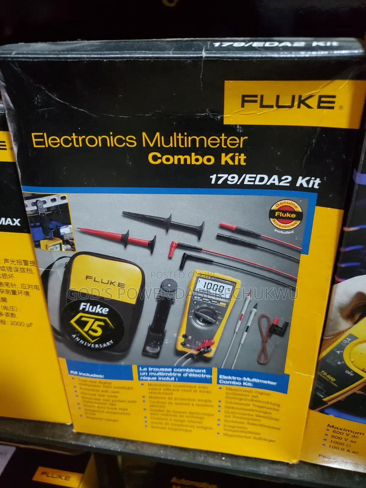 Fluke 179/Eda2 Kit Electronics Multimeter Combo Kit.