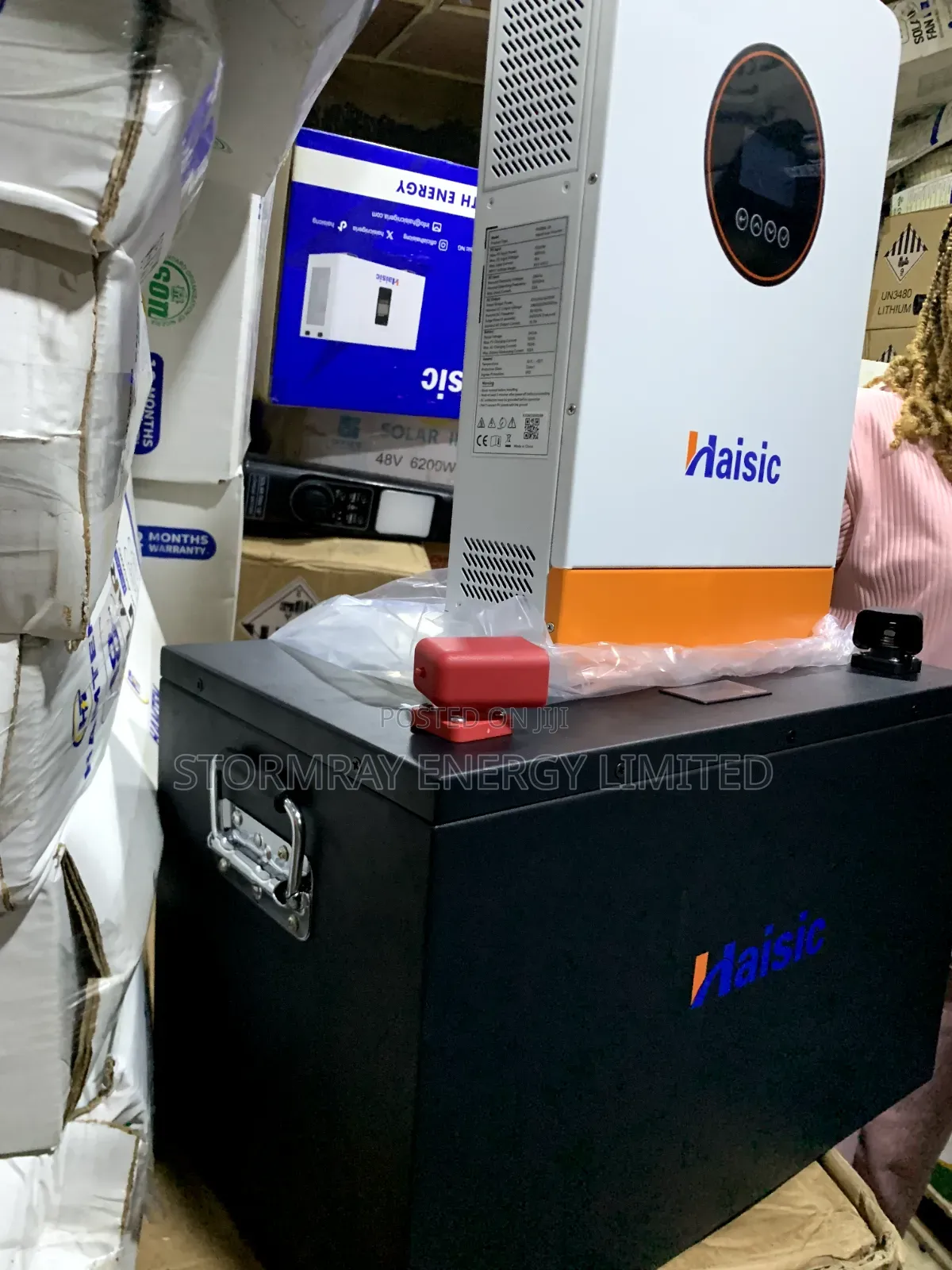 4.2kva Haisic Inverter Paired With 8kwh Haisic Lithium Battery