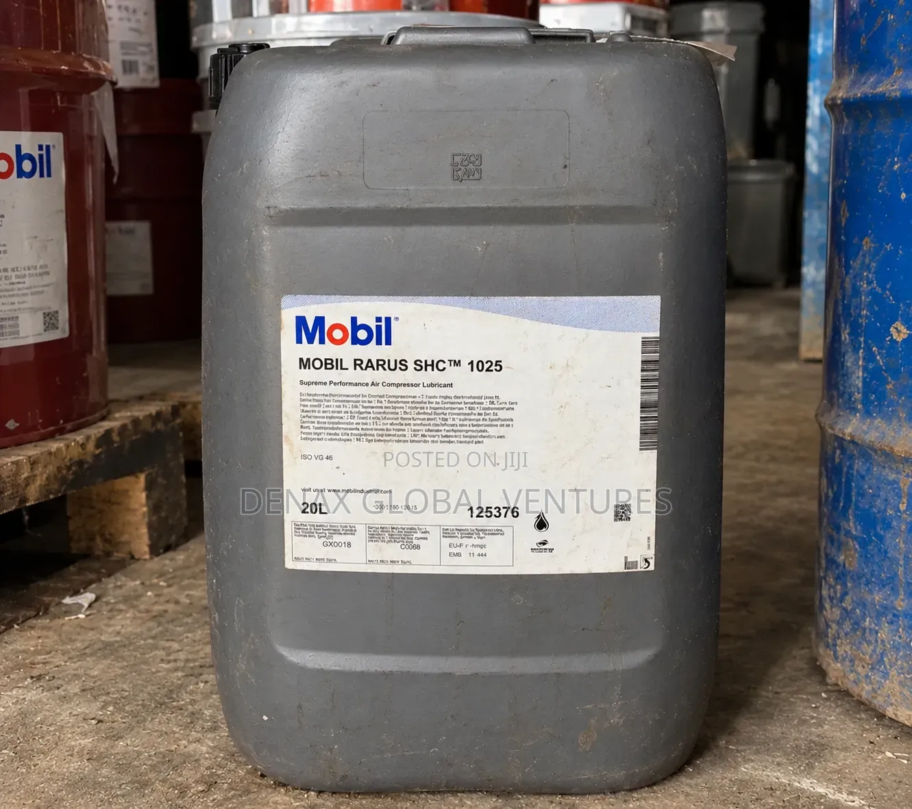 Mobil Rarus SHC 1025 Heavy-Duty Air Compressor Oil 20litres