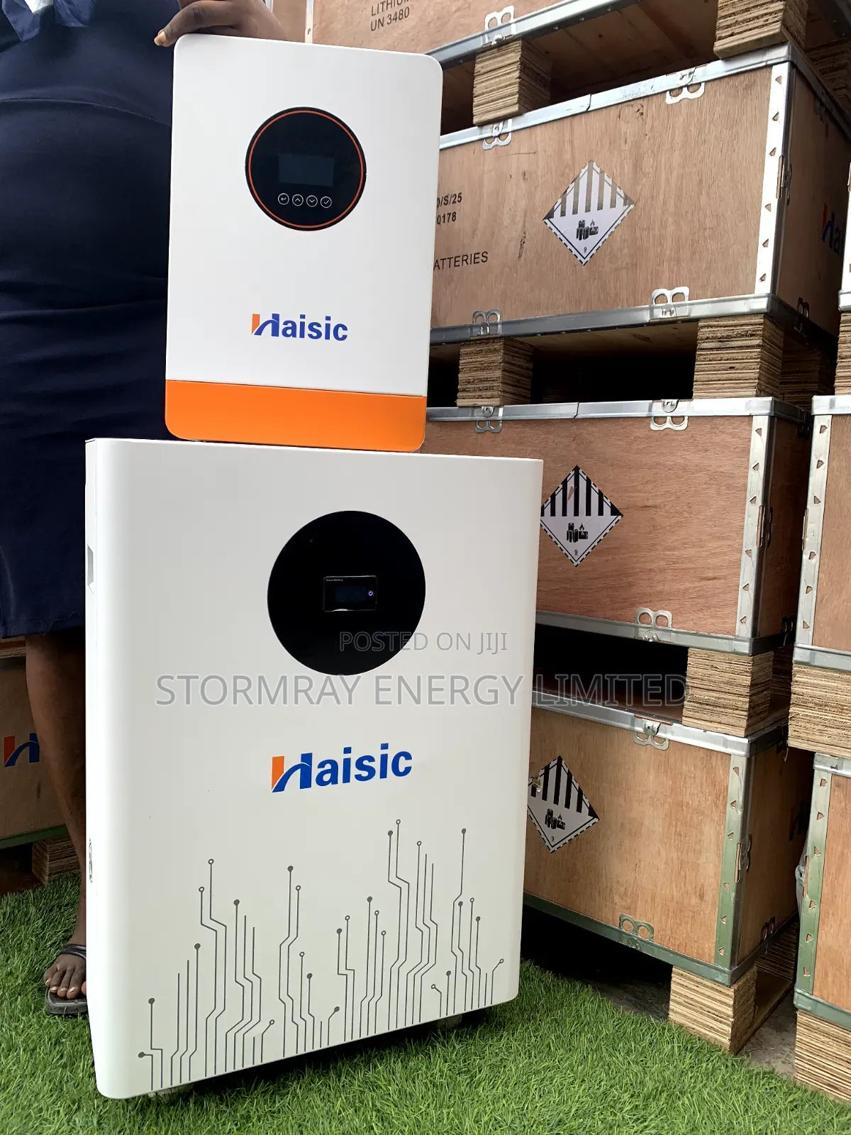 Haisic 15kwh Lithium Battery and Haisic 15kva Hybrid Inverter