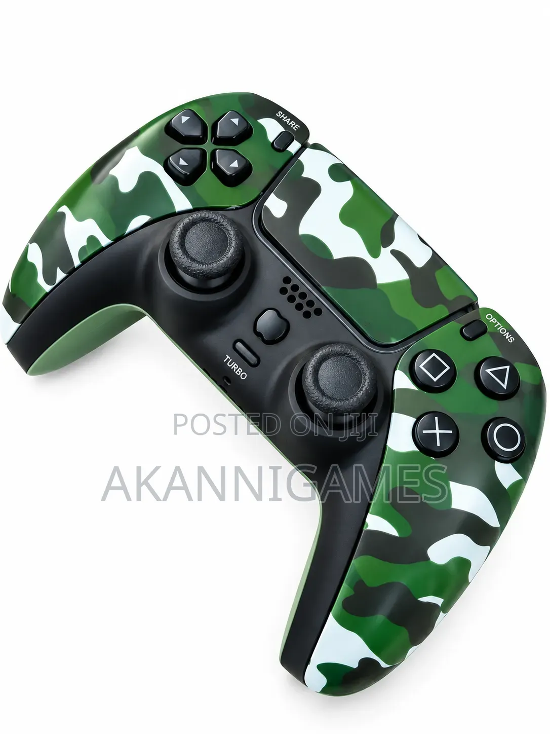 PS4/PC Gamepad – Forest Green Design/ Turbo Function/ Type-C Port