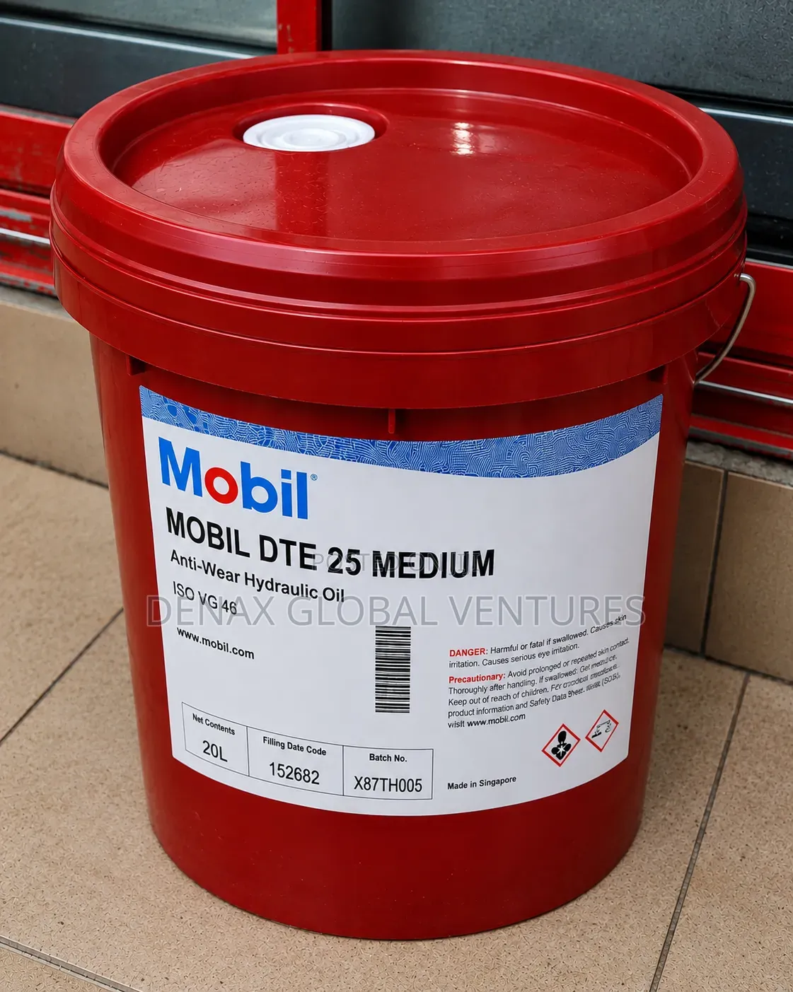 Mobil Dte 25 Medium Anti-Wear Hydraulic Oil 20litres