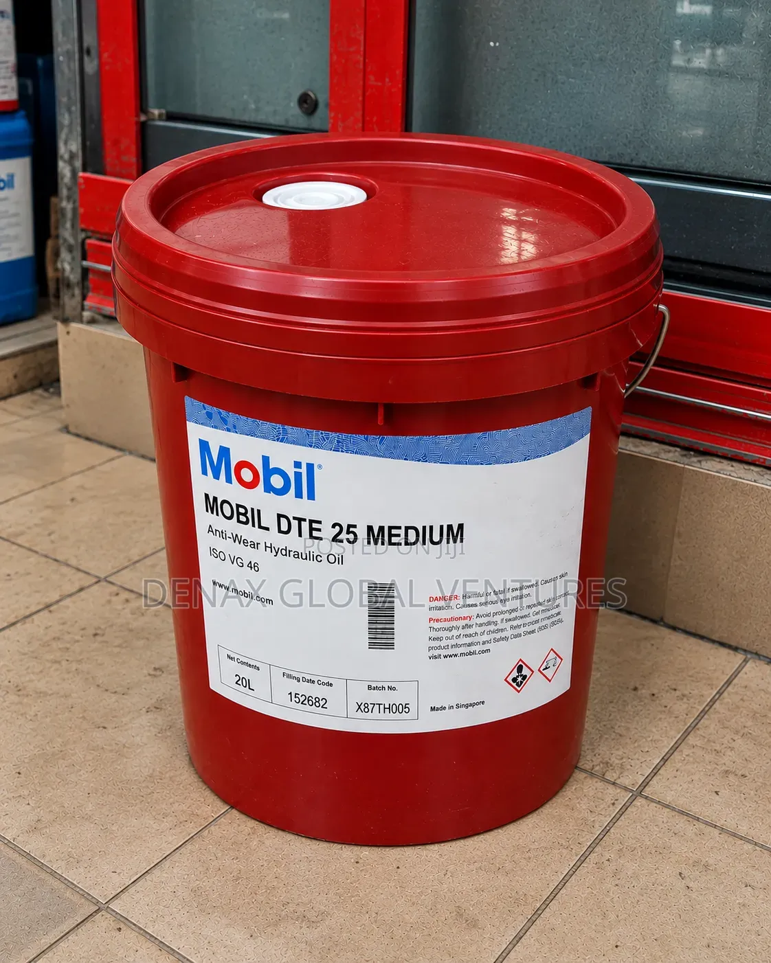 Mobil Dte 25 Medium Anti-Wear Hydraulic Oil 20litres