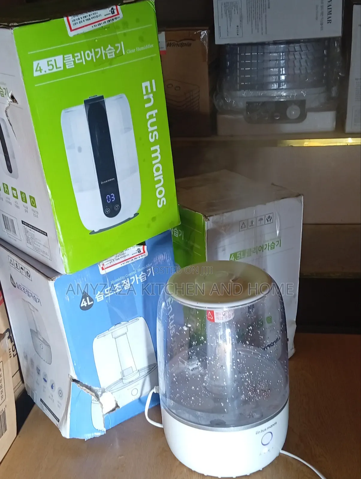 Entus Manos (엔뚜마노) 4.5L Clear Air Humidifier.