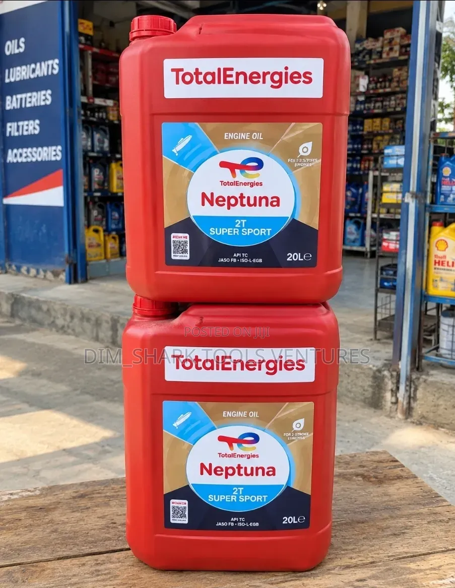 20L of TotalEnergies Neptuna 2T Super Sport Engine Oil