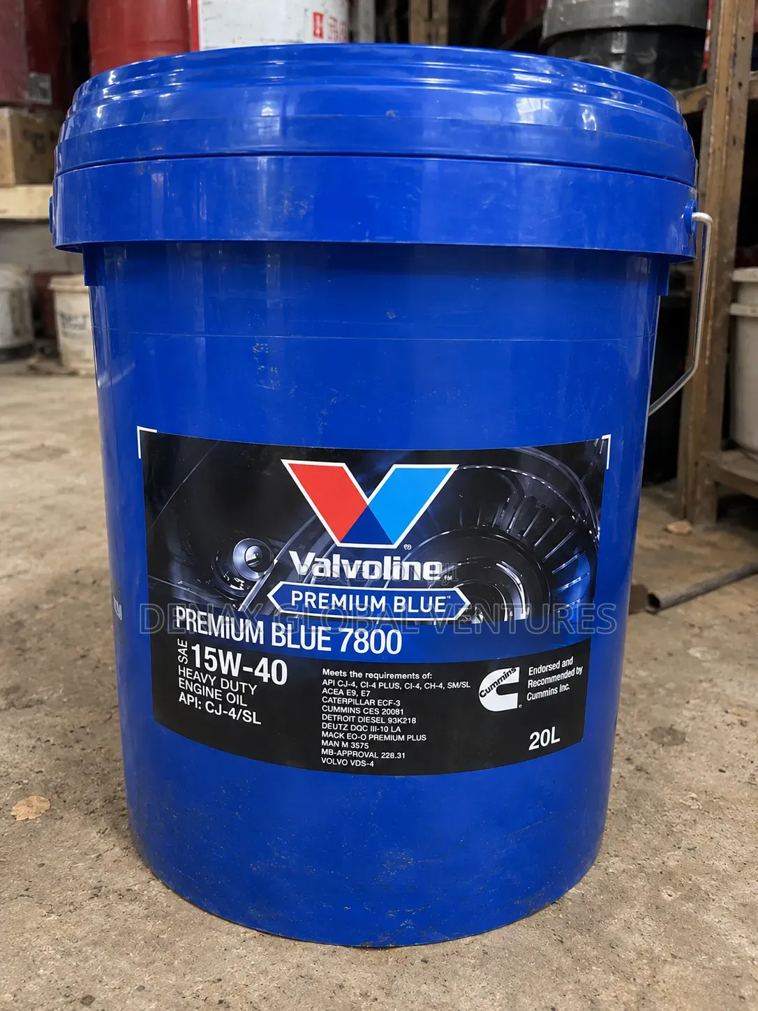 Valvoline Premium Blue 7800 SAE 15w-40 Engine Oil 20L