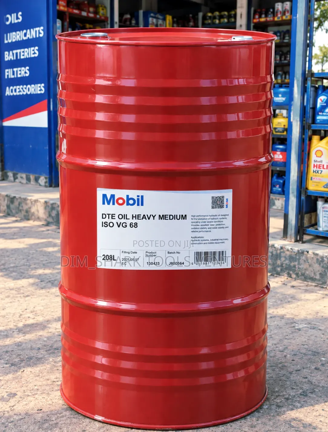 208-Liter Drum of Mobil DTE Oil Heavy Medium (ISO VG 68)