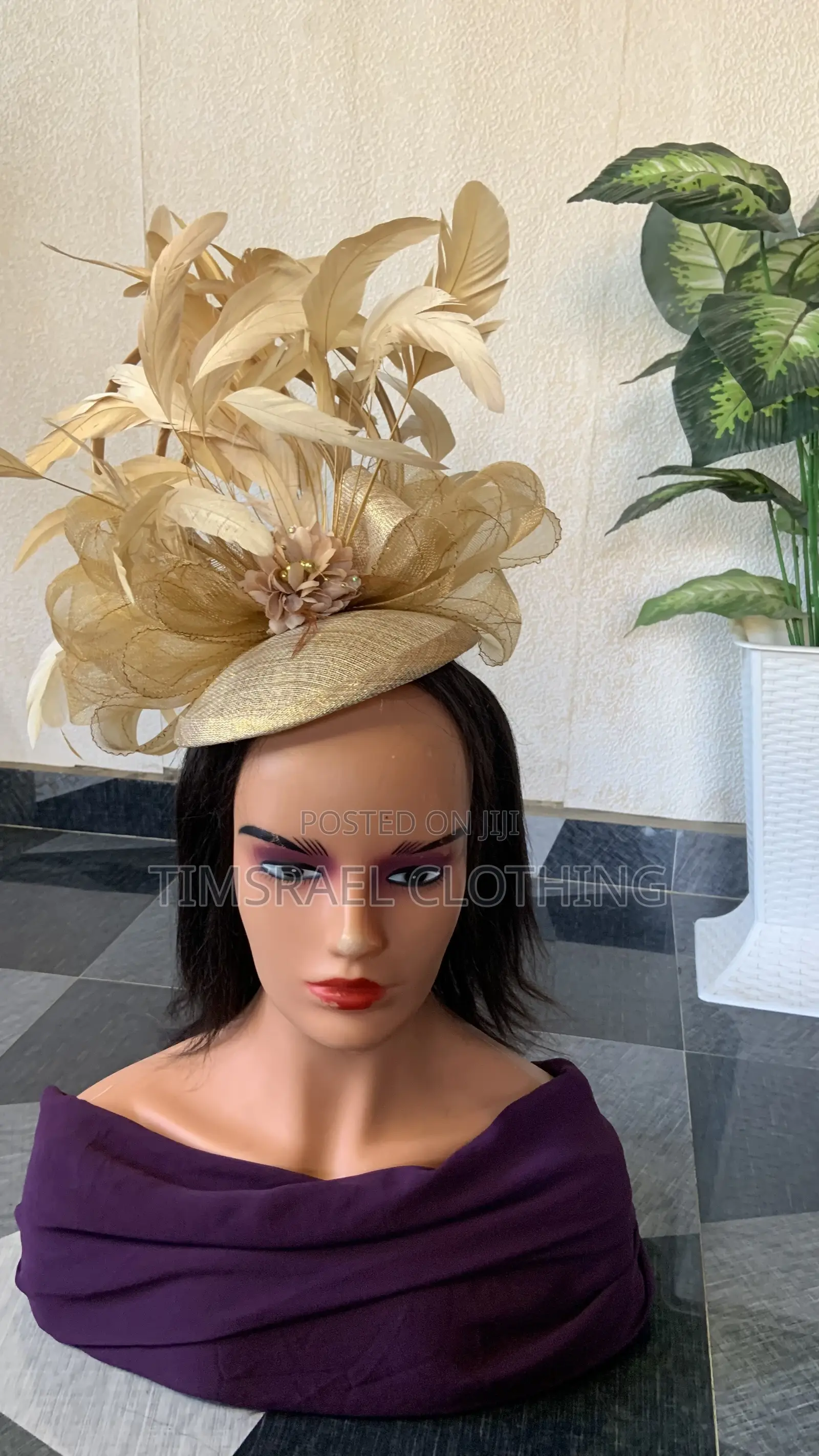 Champagne Gold Fascinator