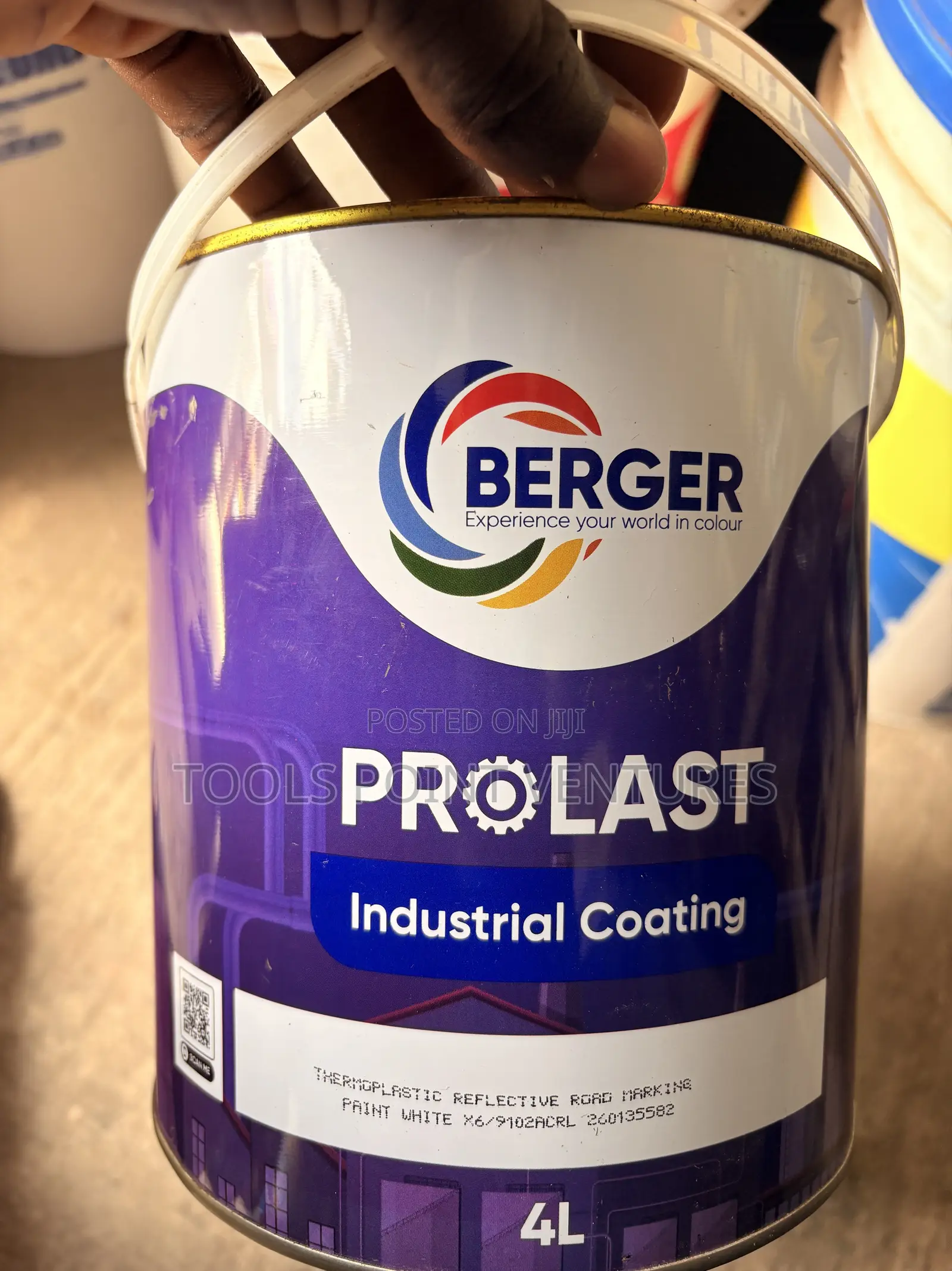 Berger Prolast Thermoplastic Reflective Road Marking Paint