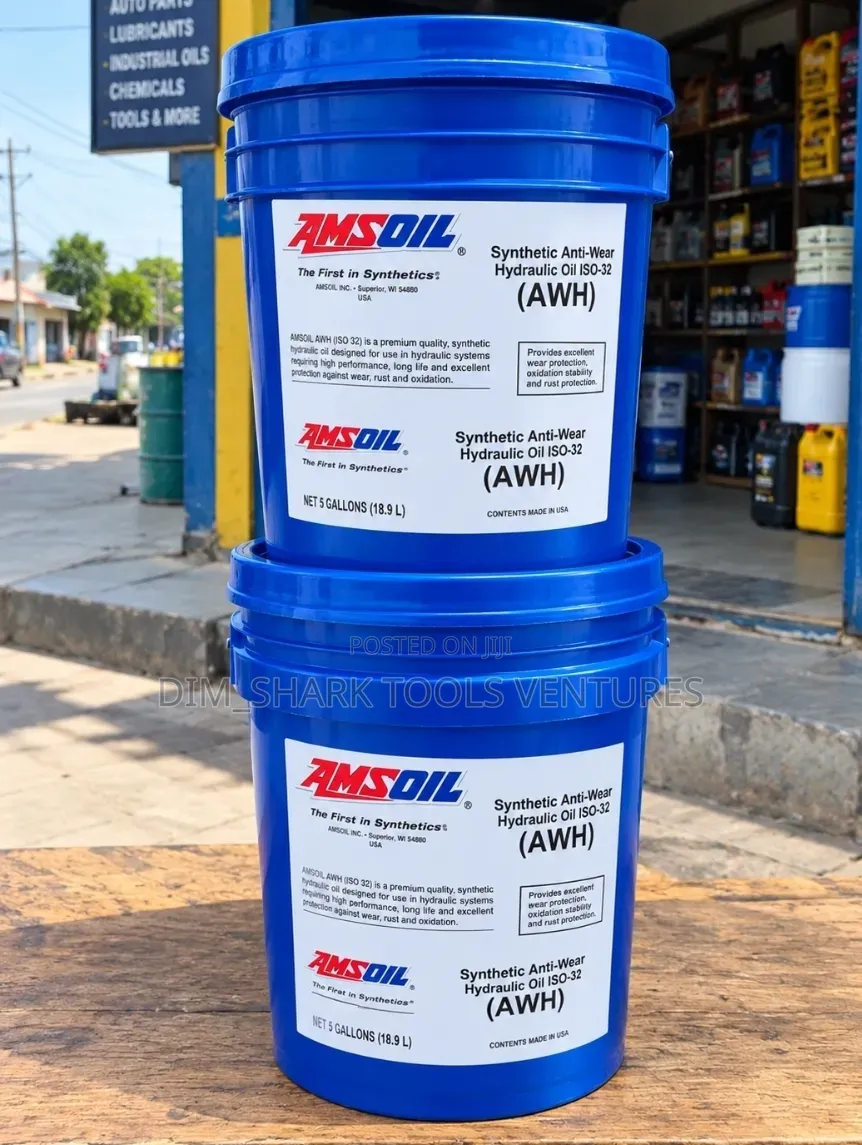 (18.9 L) Pails of AMSOIL Synthetic Anti-Wear Hydraulic Oil ISO-32(AWH)