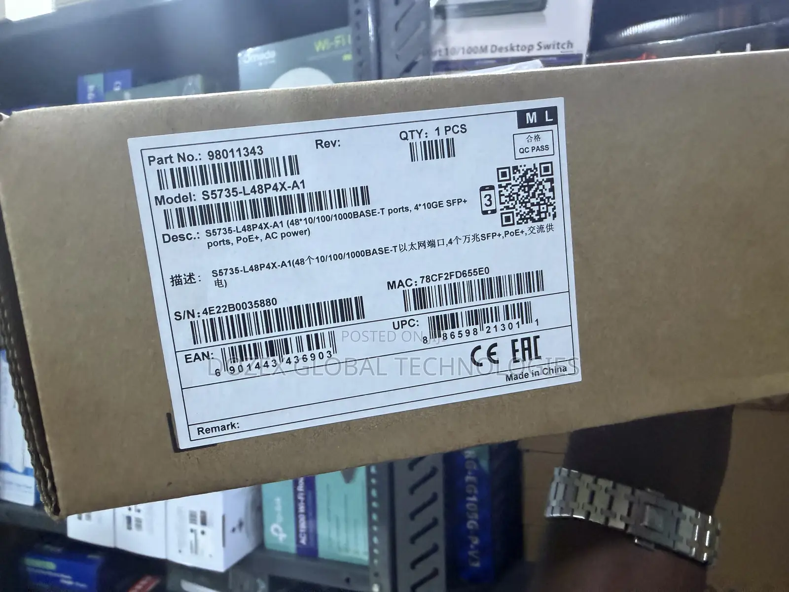 Huawei 48 Ports Gigabits and POE Switch