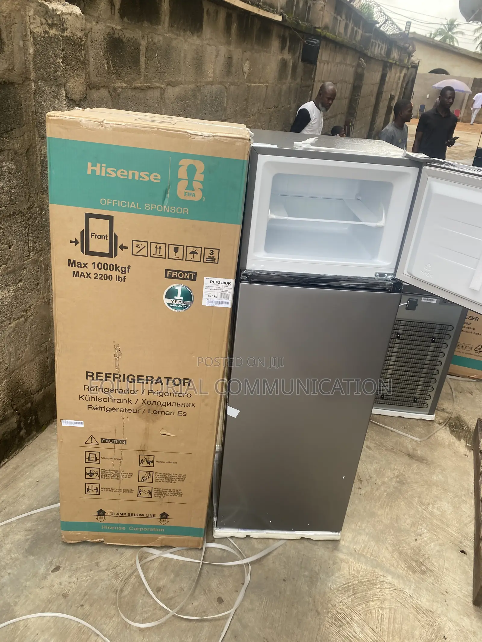 Hisense REF240DR Top Freezer 240L Double Door Fridge