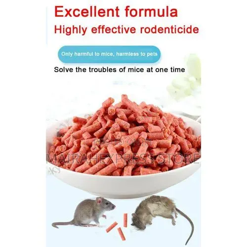 5 Satchet Rodenticide Rat & Mouse Killer Pellets – Sachet 20g