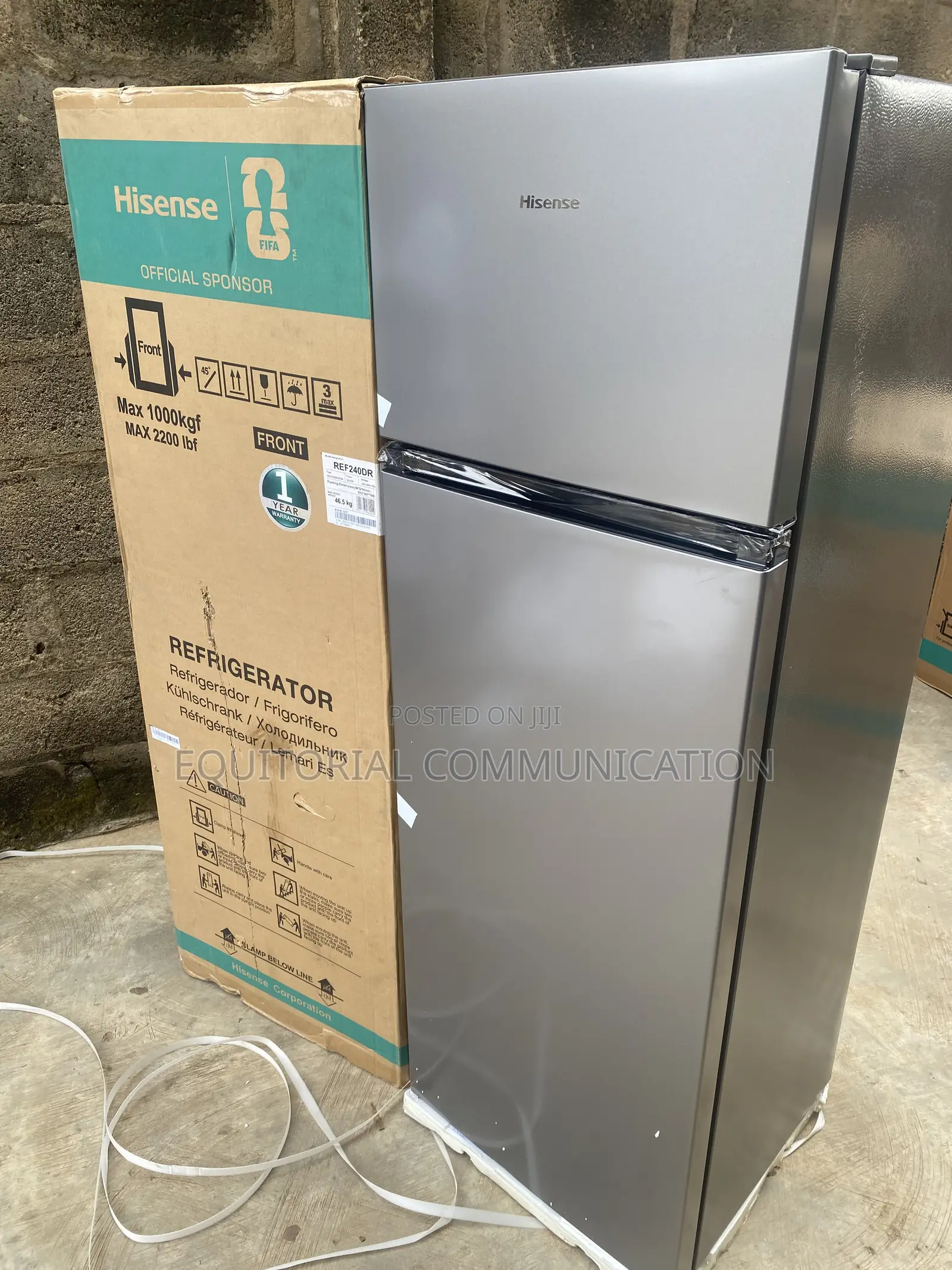 Hisense 240L Top Freezer REF240DR Family Fridge