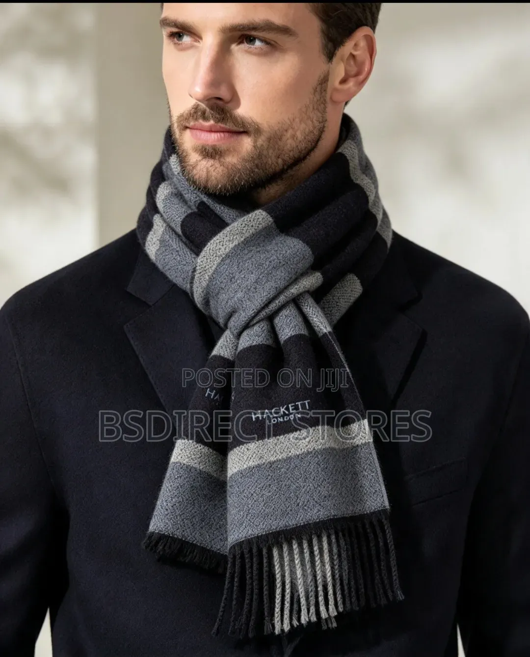 Genuine Hackett London Luxury Frisby New Rugby Scarf