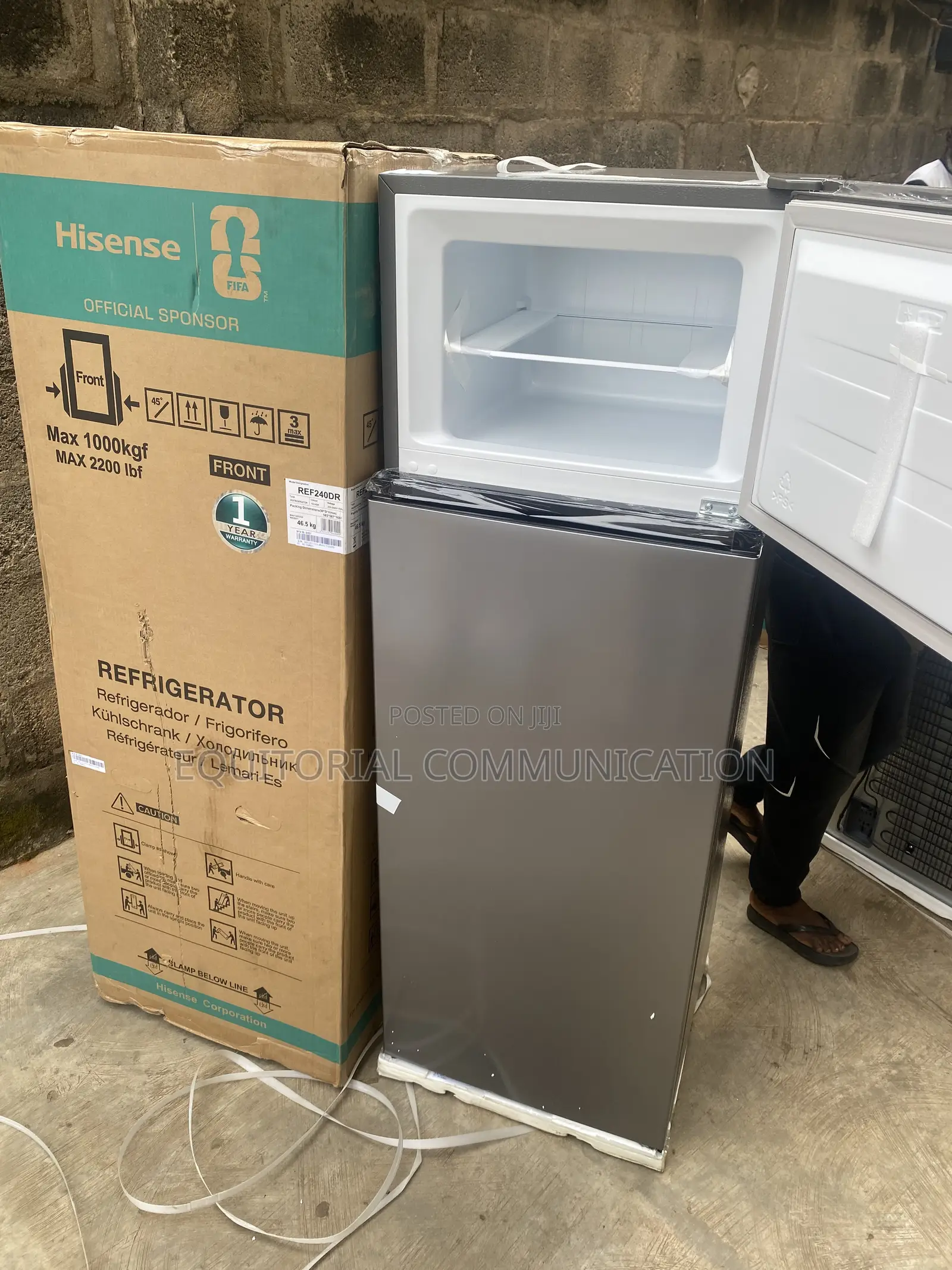 Hisense 240L Top Mount REF240DR Household Refrigerator
