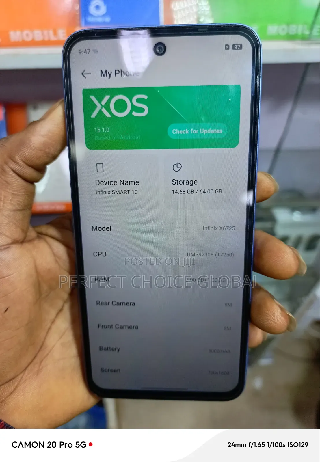 Infinix Smart 10 64 GB Blue