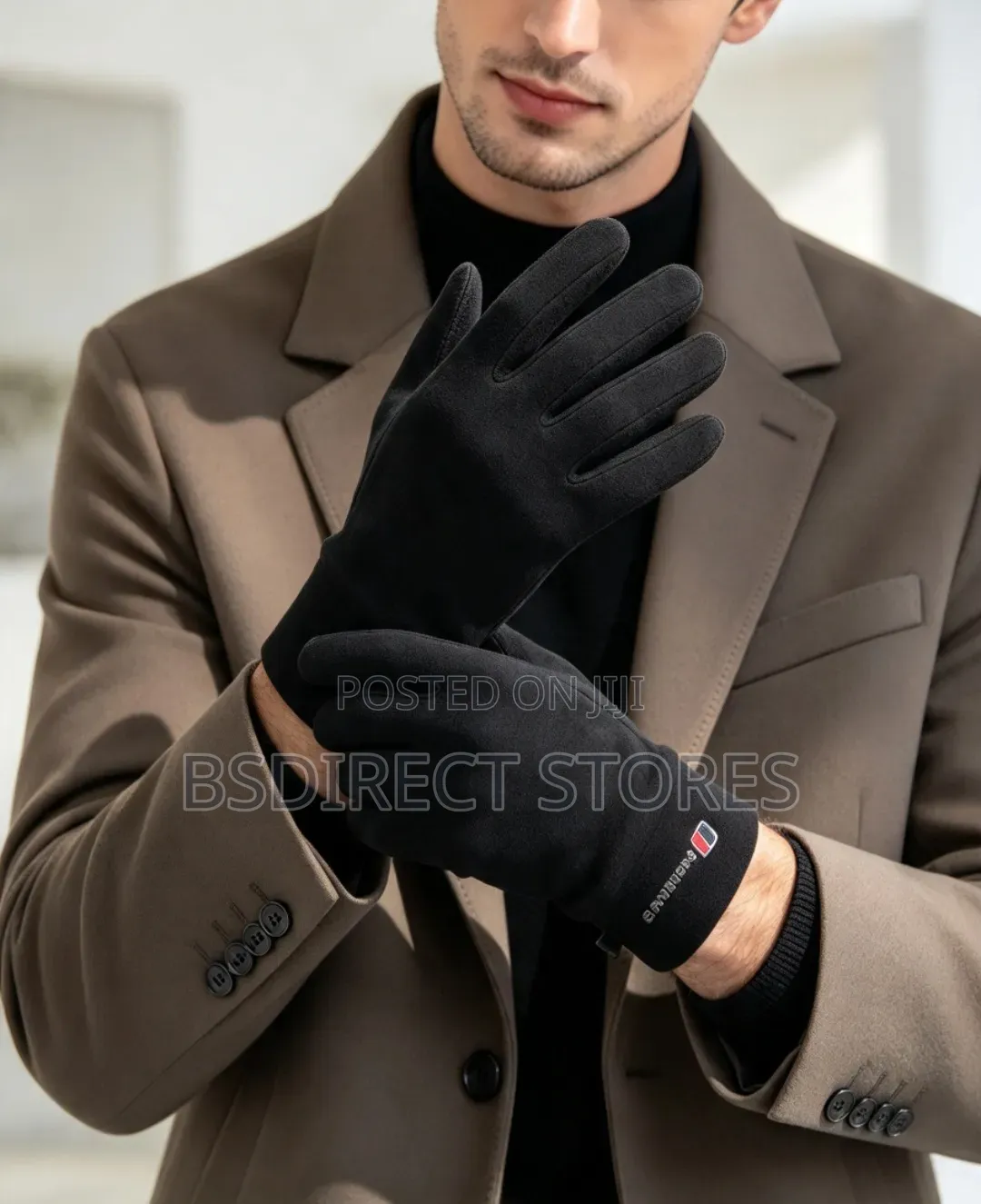 Berghaus Unisex Outdoor Soft Gloves - Black/White