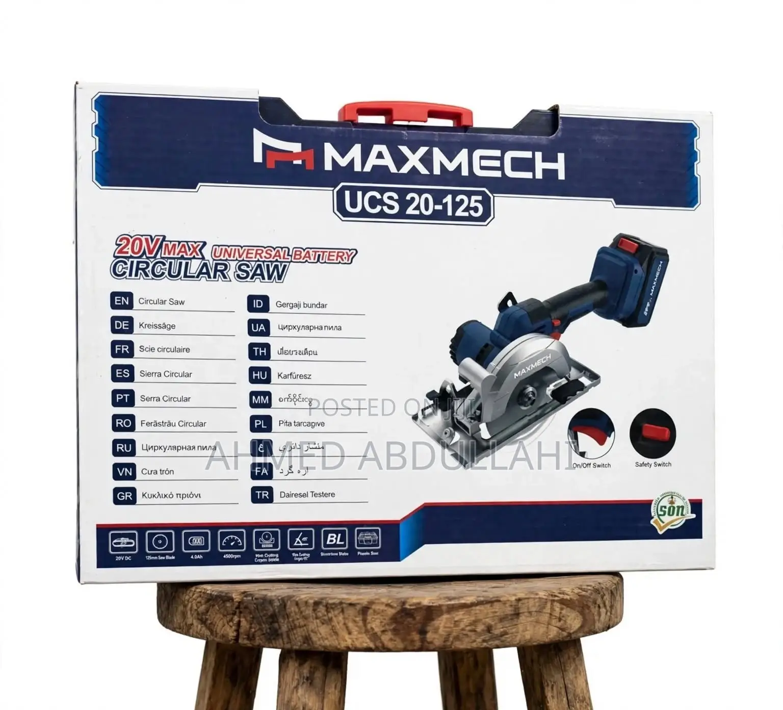 MAXMECH UCS 20-125 Cordless Circular Saw