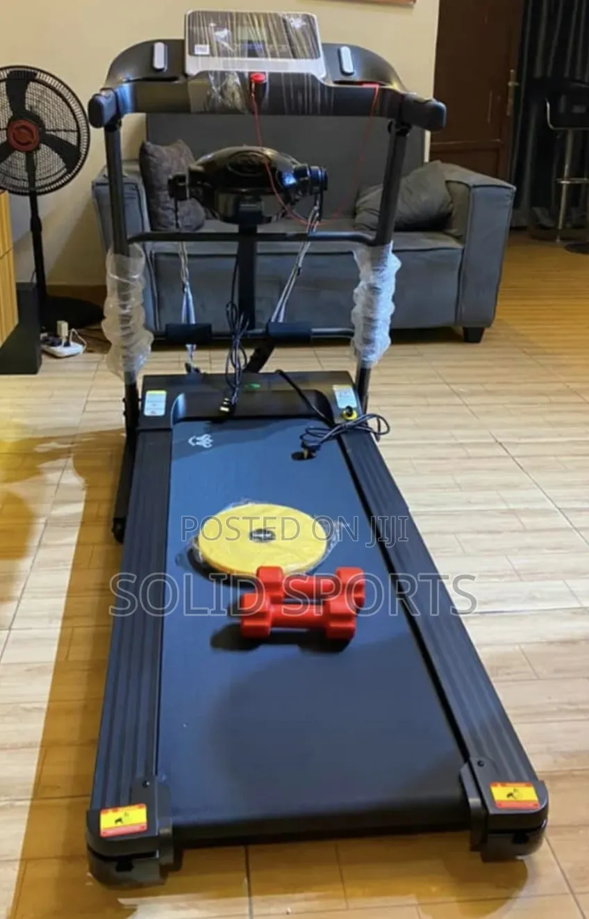 Auto Incline 2 HP Treadmill With Massager and Twister
And Dumbbells
