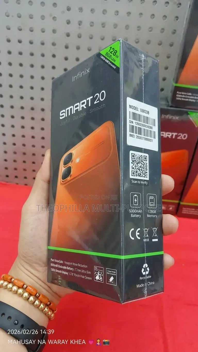 New Infinix Smart 20 64 GB Orange