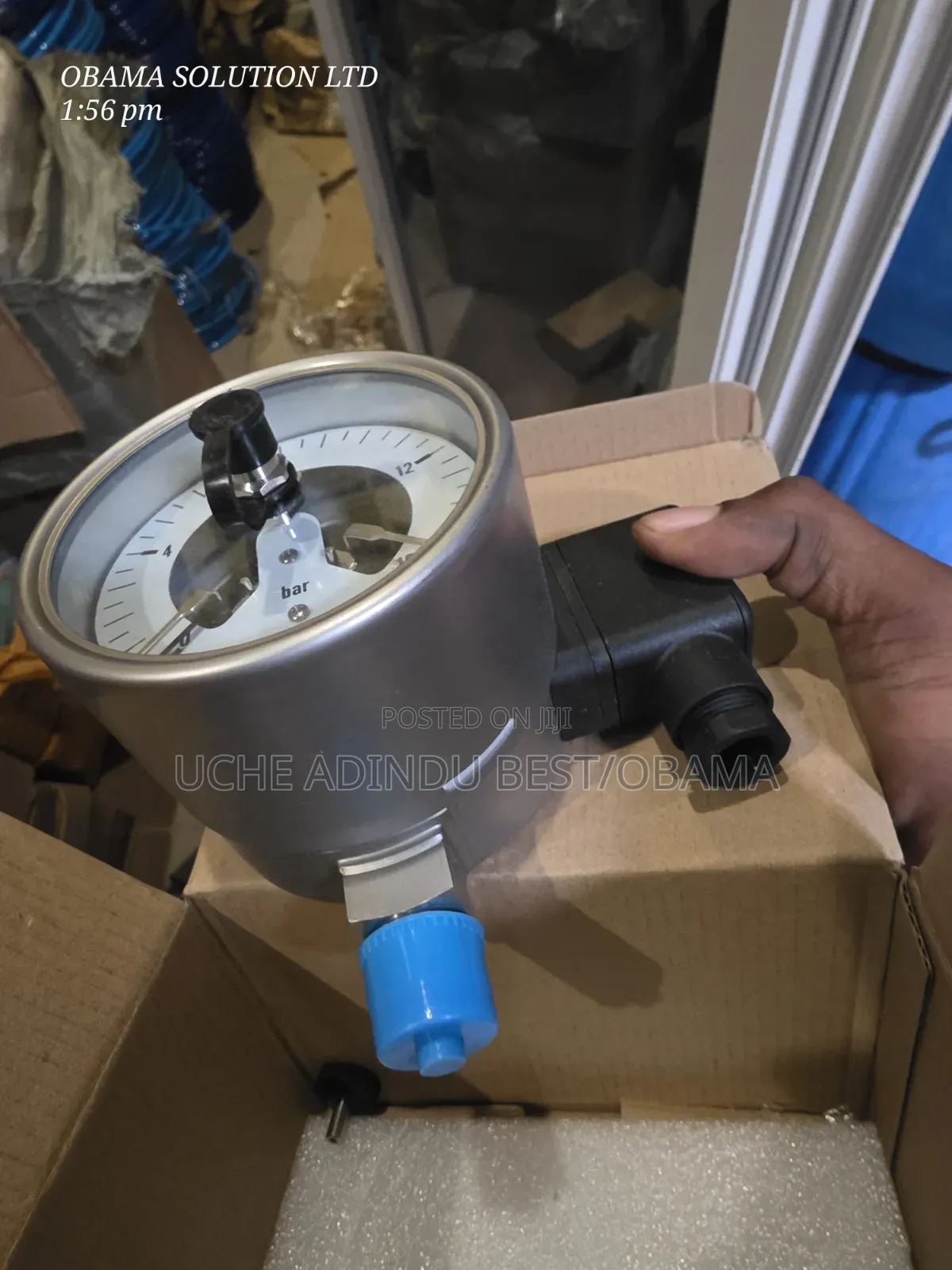 Wika Original Pressure Gauge With Electric Contact 0-25bar 1/2" Thread