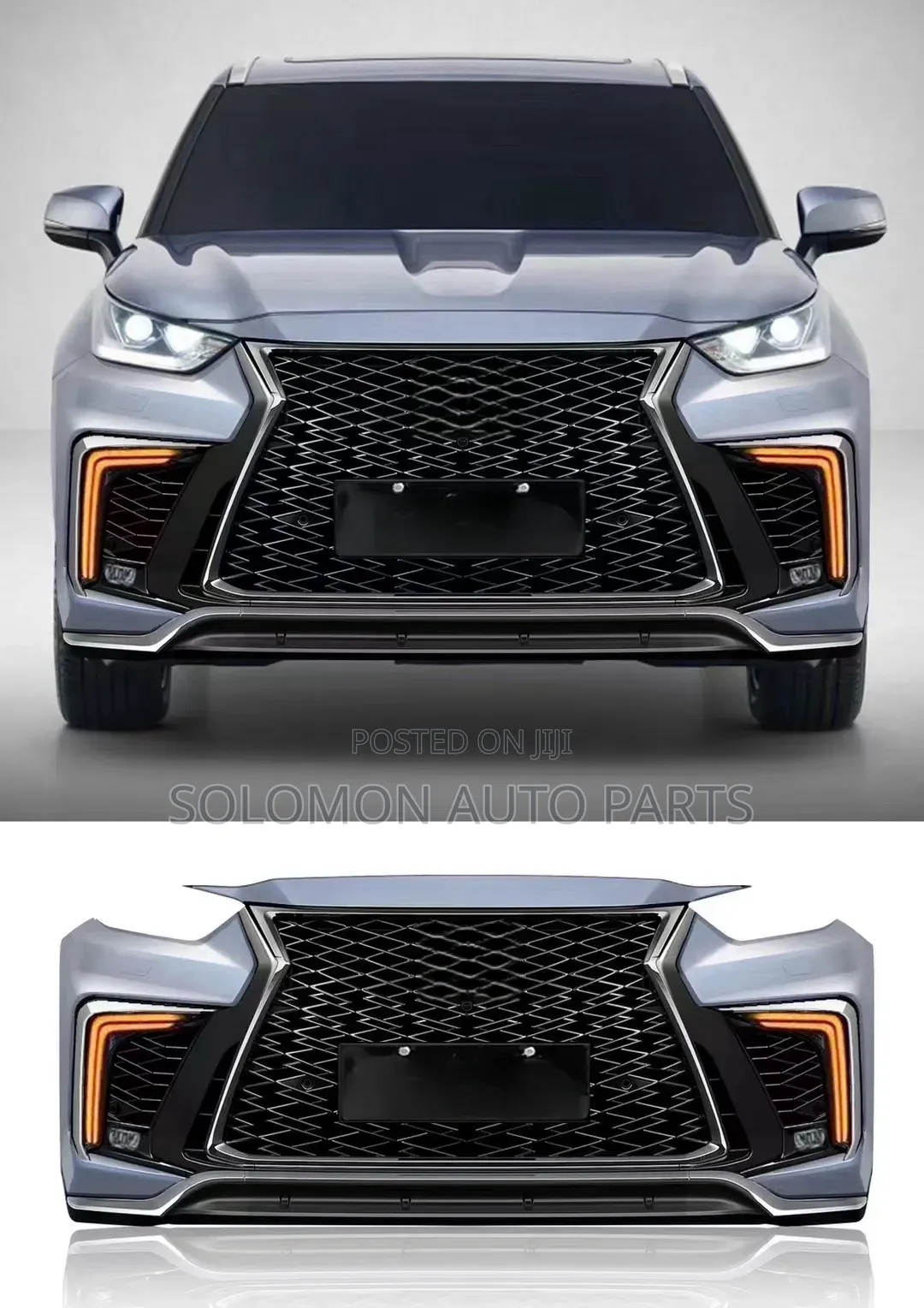Upgrade Kit Toyota Highlander 2020 2022 2023 to Lexus Face Big Basket