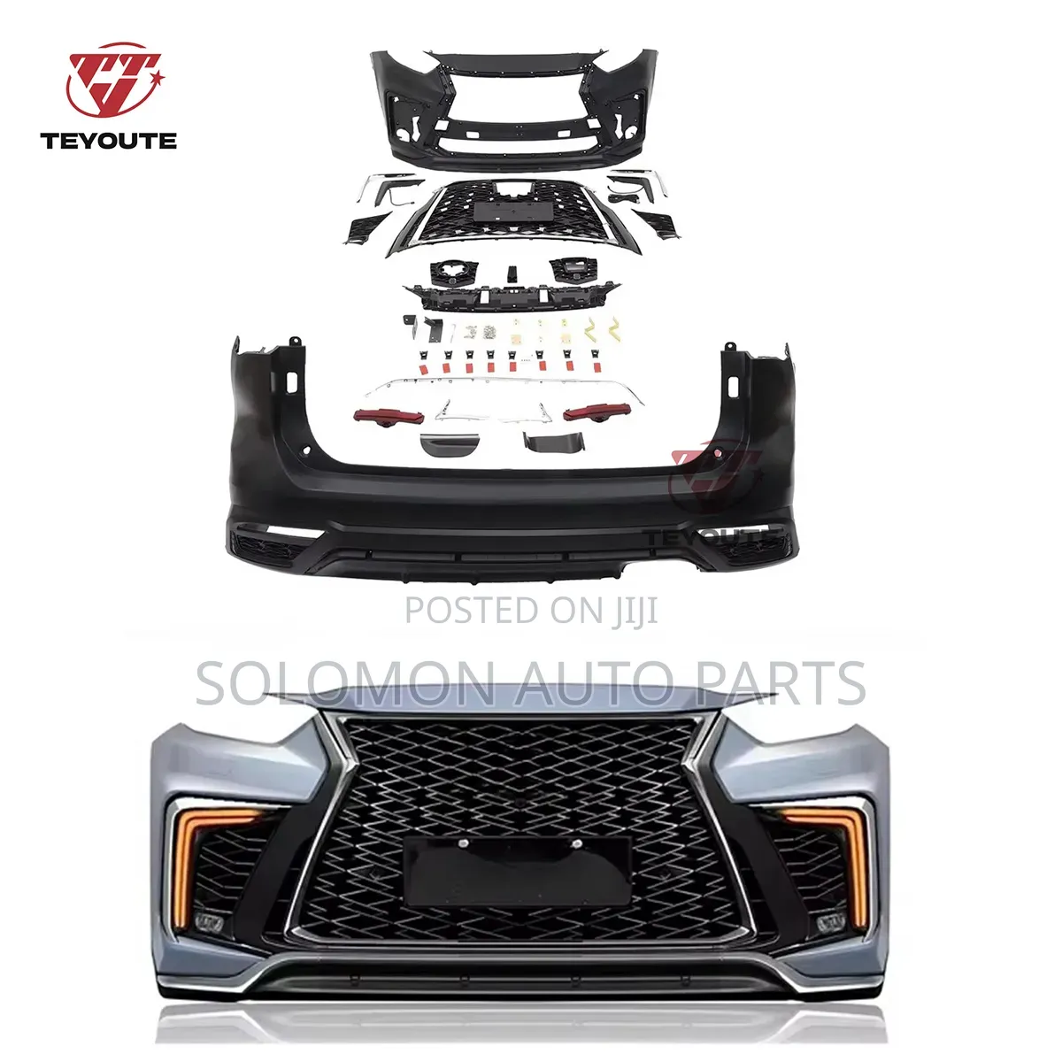 Upgrade Kit Toyota Highlander 2020 2022 2023 to Lexus Face Big Basket
