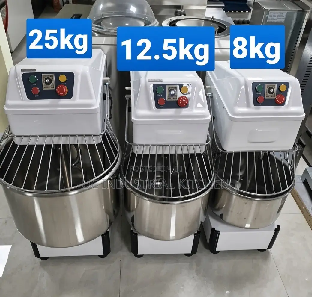 25kg Dough/Spiral Mixer HS60 (12.5kg, 8kg, 1 Bag Mixers Available)