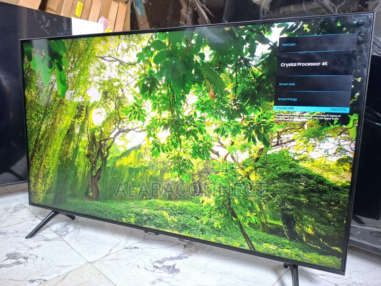 2023 43inchs Samsung CrystalUHD Real4k HDR Smart TV