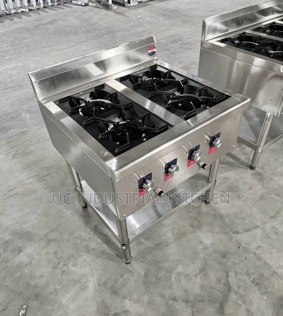 Four (4) Burner Gas Cooker With Oven