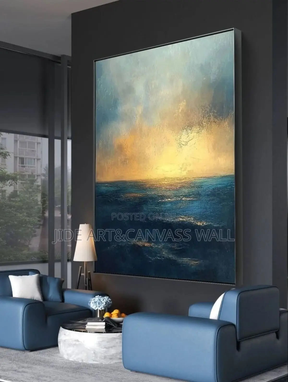 Abstract Wall Modern Canvas Painting Art Frame