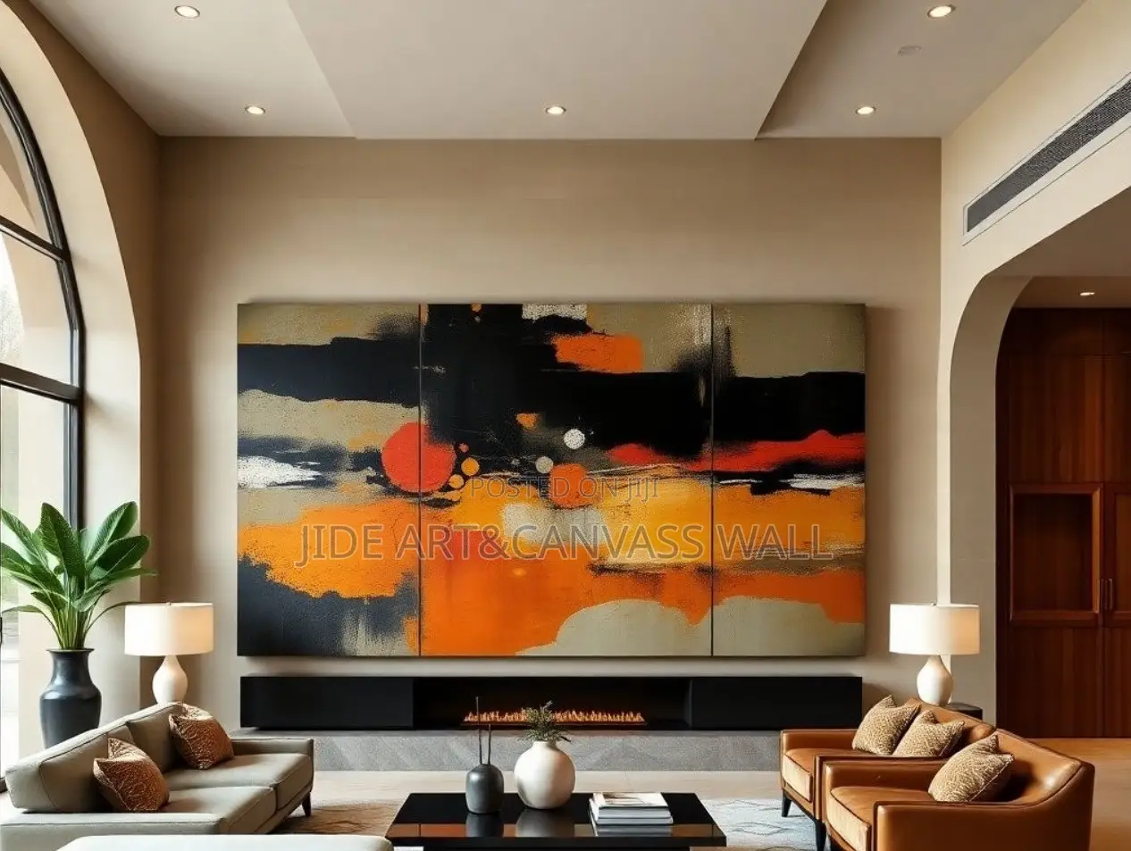 Abstract Wall Modern Canvas Painting Art Frame