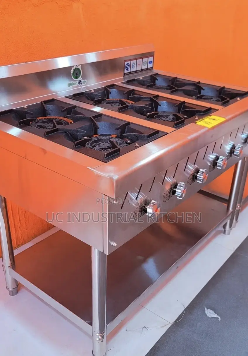 Six (6) Burner Gas Cooker Without Oven