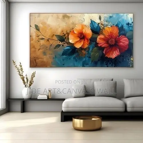 Canvass Wall Flowers Decor