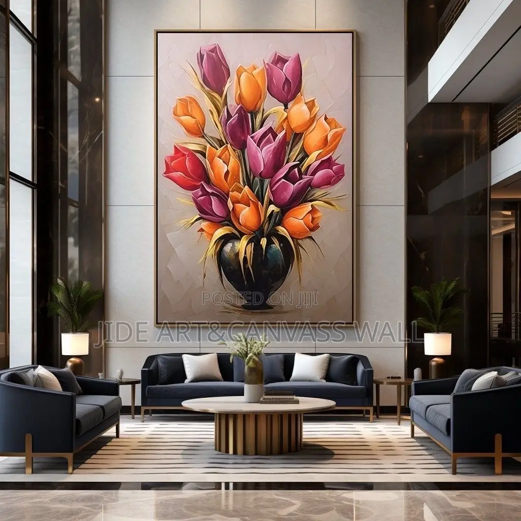 Canvass Wall Flowers Decor