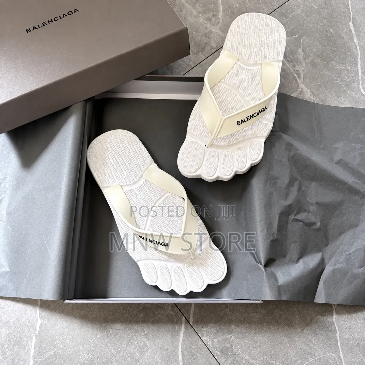 Premium Balenciaga Toe Flip Flops