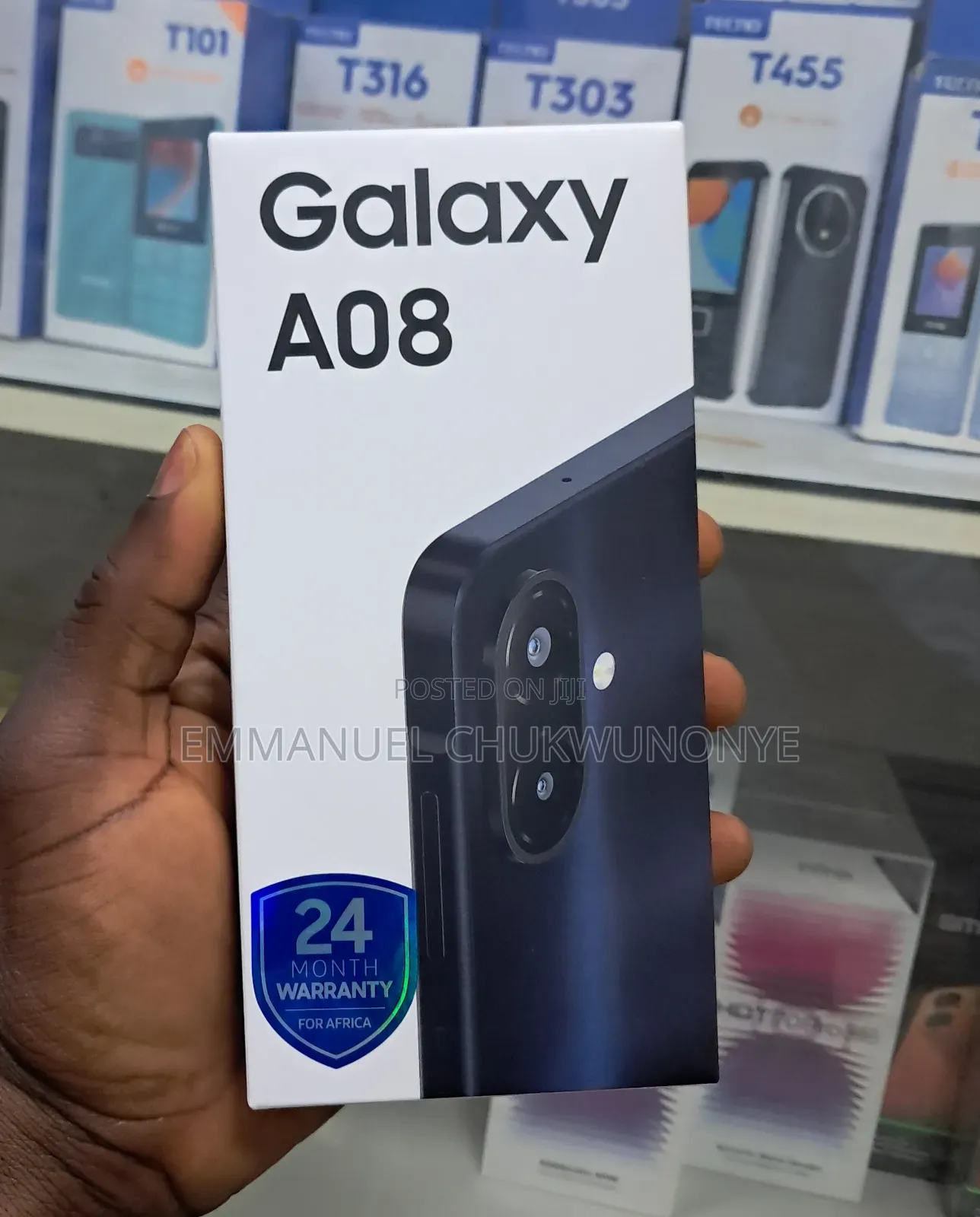 New Samsung Galaxy A08 128 GB Black