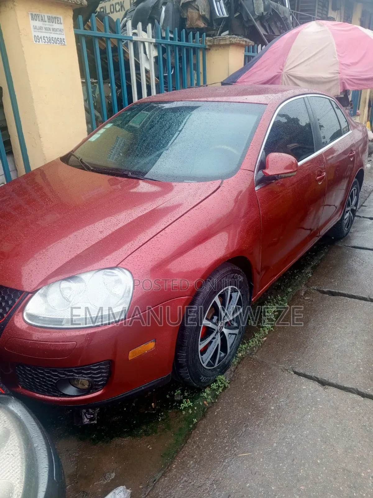 Volkswagen Jetta 1.6 Automatic 2007 Red